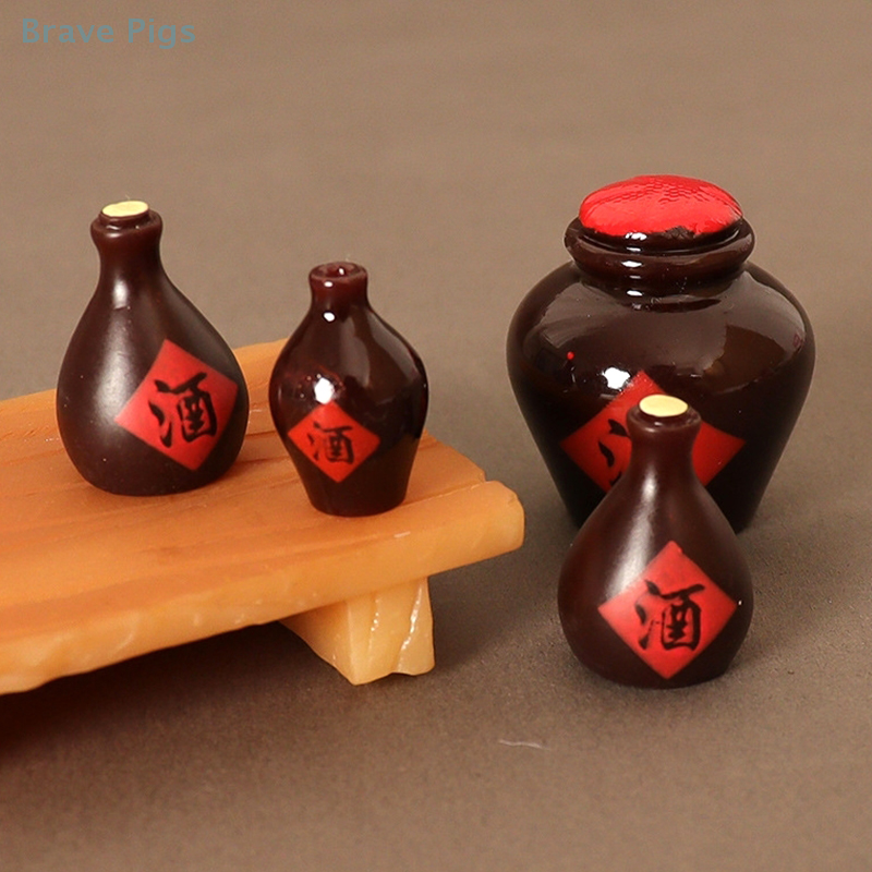 Kitchen Appliances Vintage - 1Set 1:12 Dollhouse Miniature Wine Jar