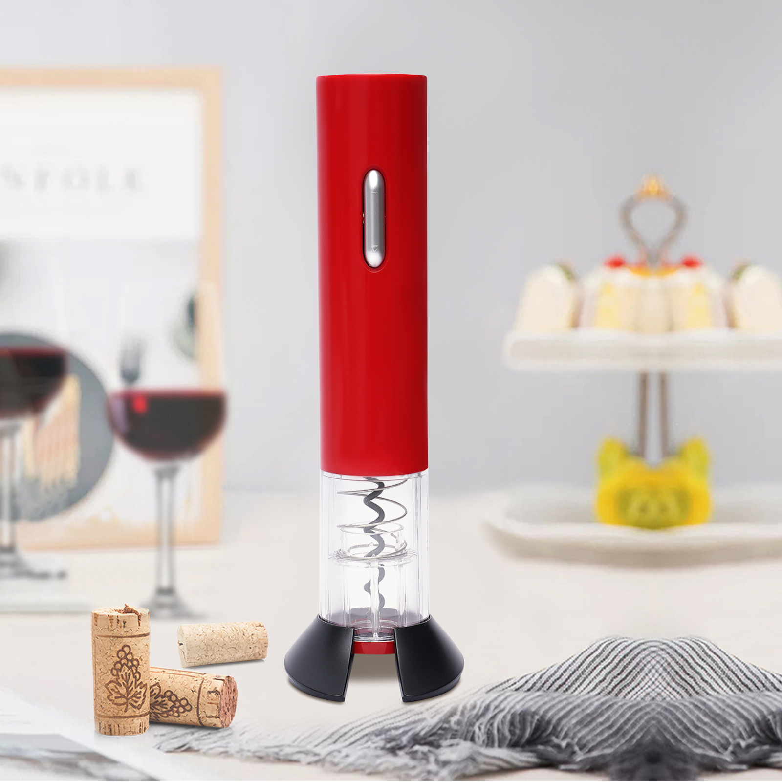 Red Electric Wine Opener Autom - огляд і ціна Wine Opener Electric