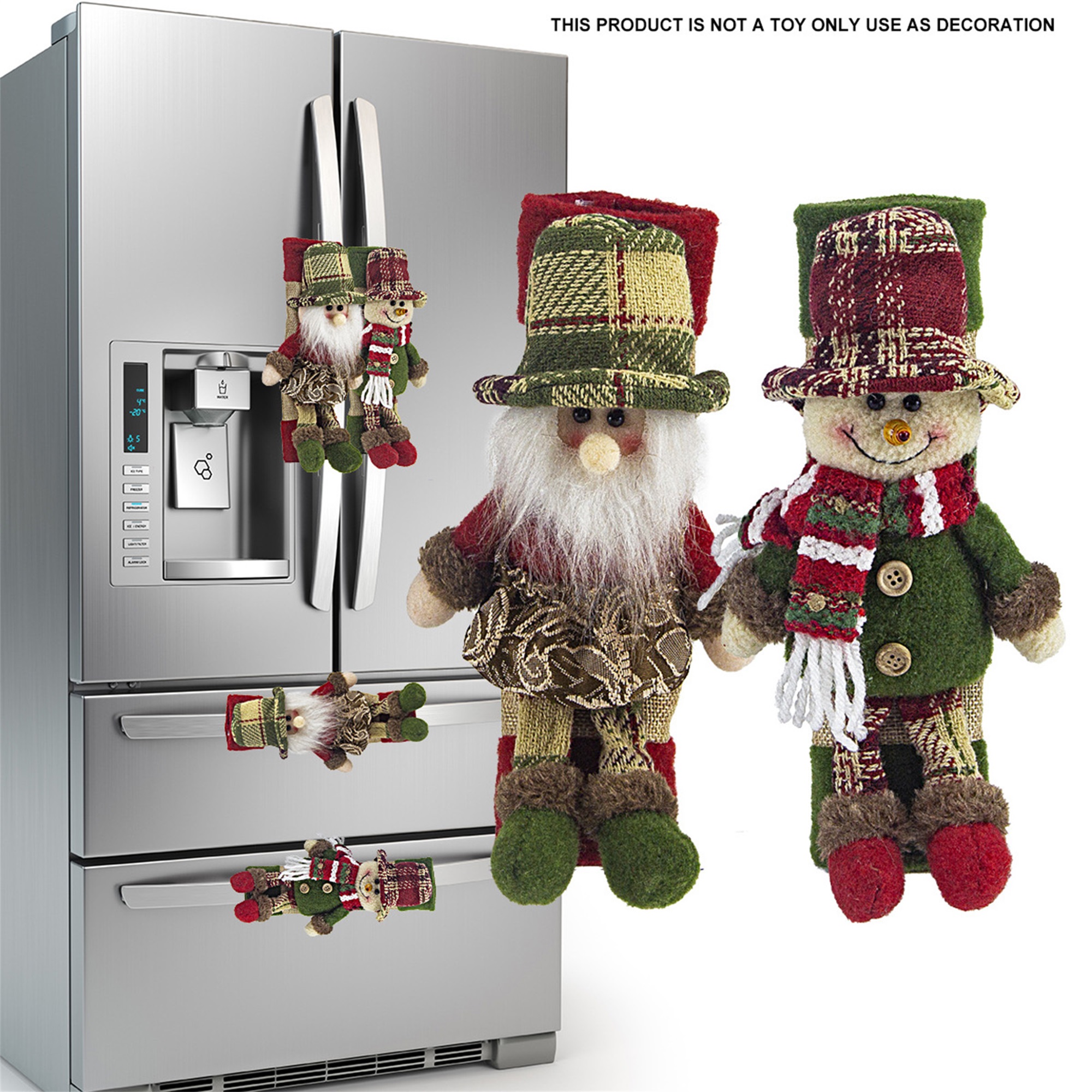 Christmas Refrigerator Door Ha - огляд і ціна Kitchen Appliances For.Xmas