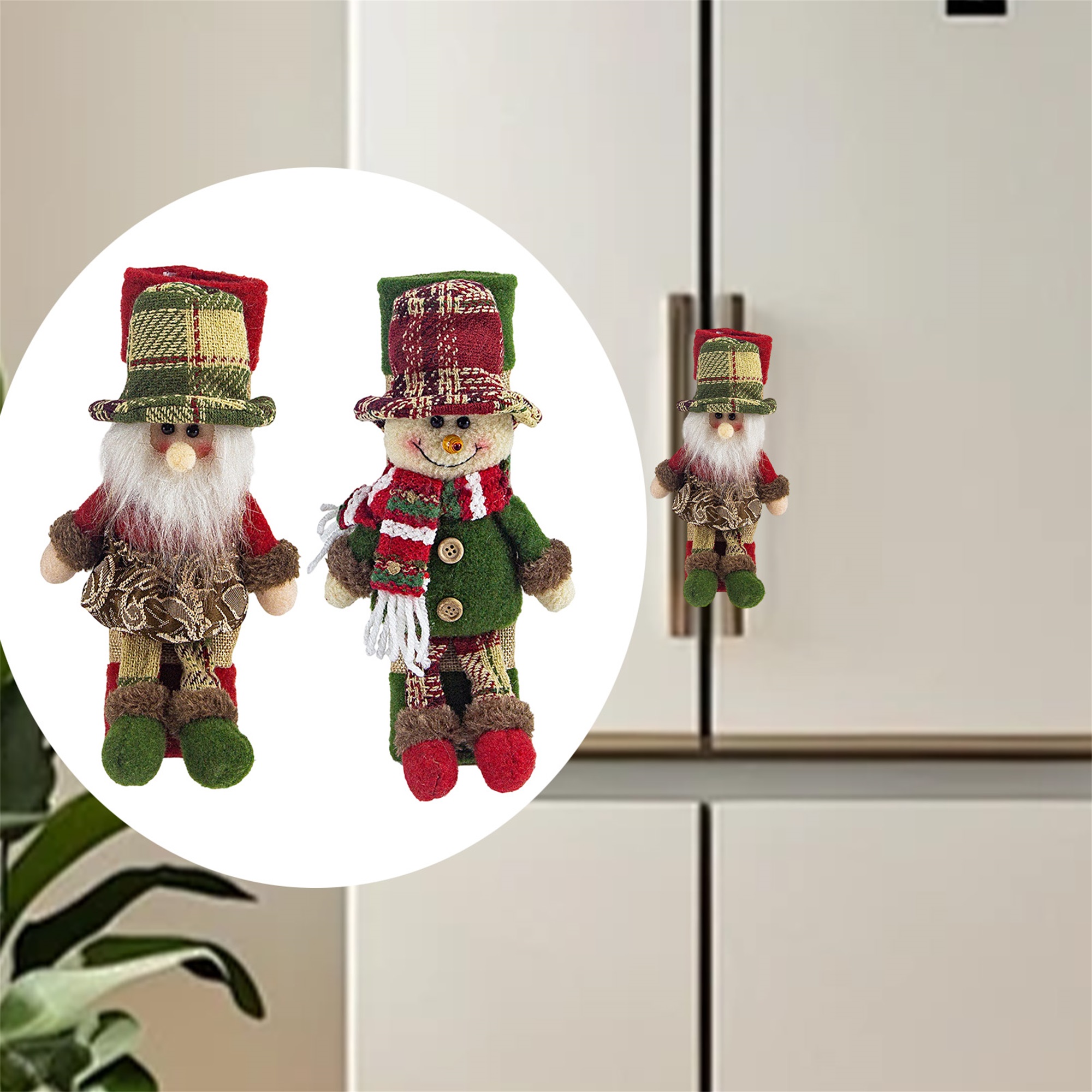 Christmas Refrigerator Door Ha - огляд і ціна Kitchen Appliances For.Xmas