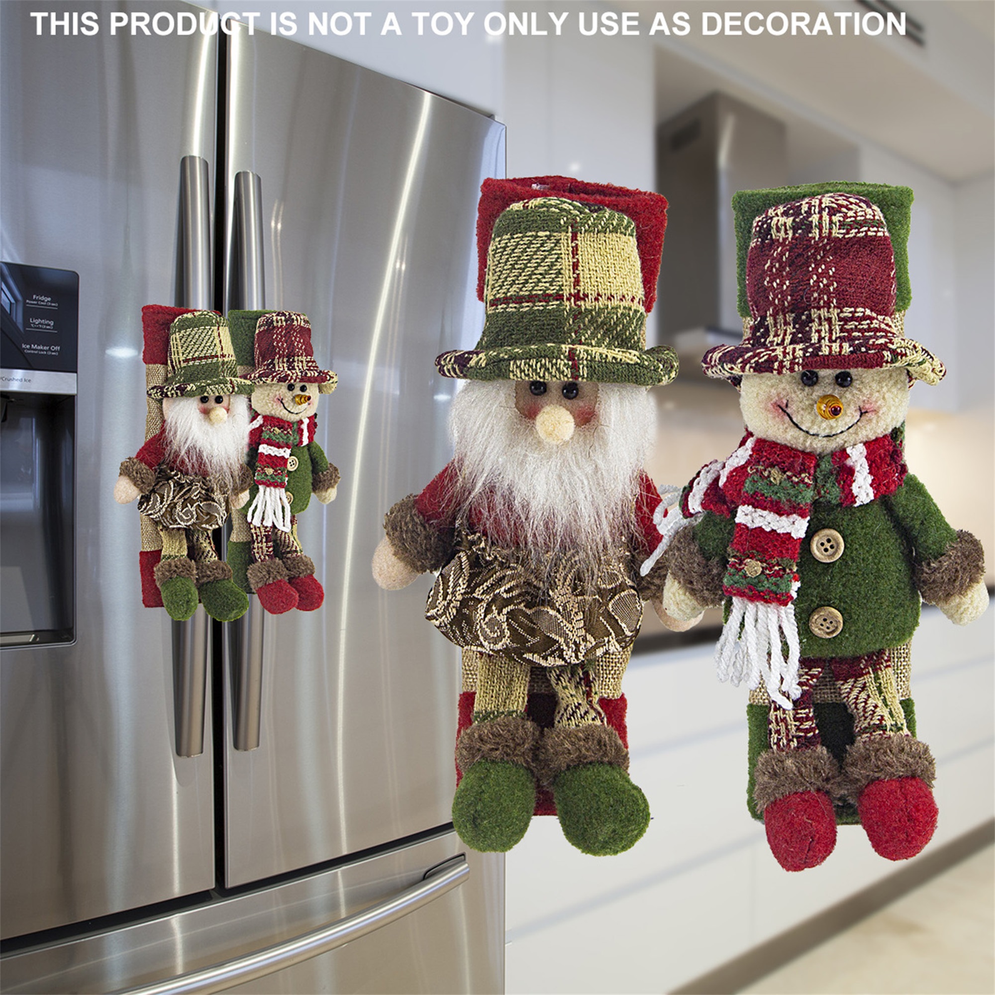 Christmas Refrigerator Door Ha - огляд і ціна Kitchen Appliances For.Xmas
