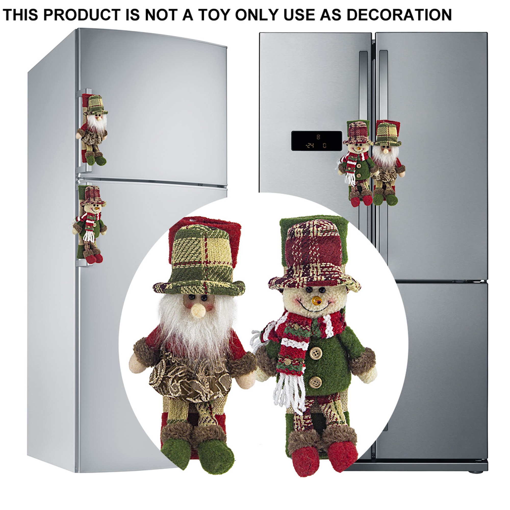 Christmas Refrigerator Door Ha - огляд і ціна Kitchen Appliances For.Xmas
