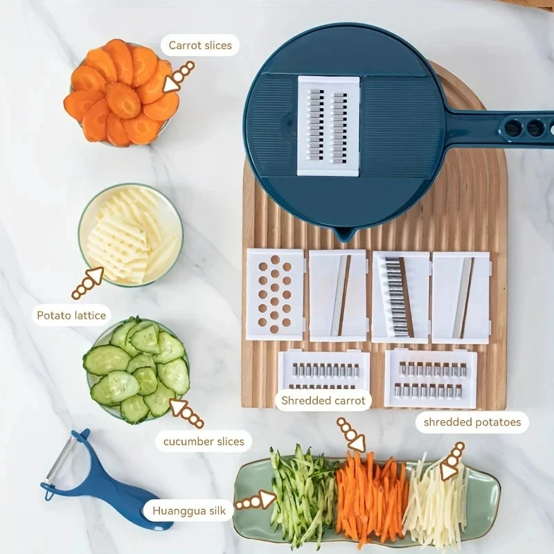 9 in 1 Vegetable Cutter, Multi - огляд і ціна Kitchen Appliances Japan