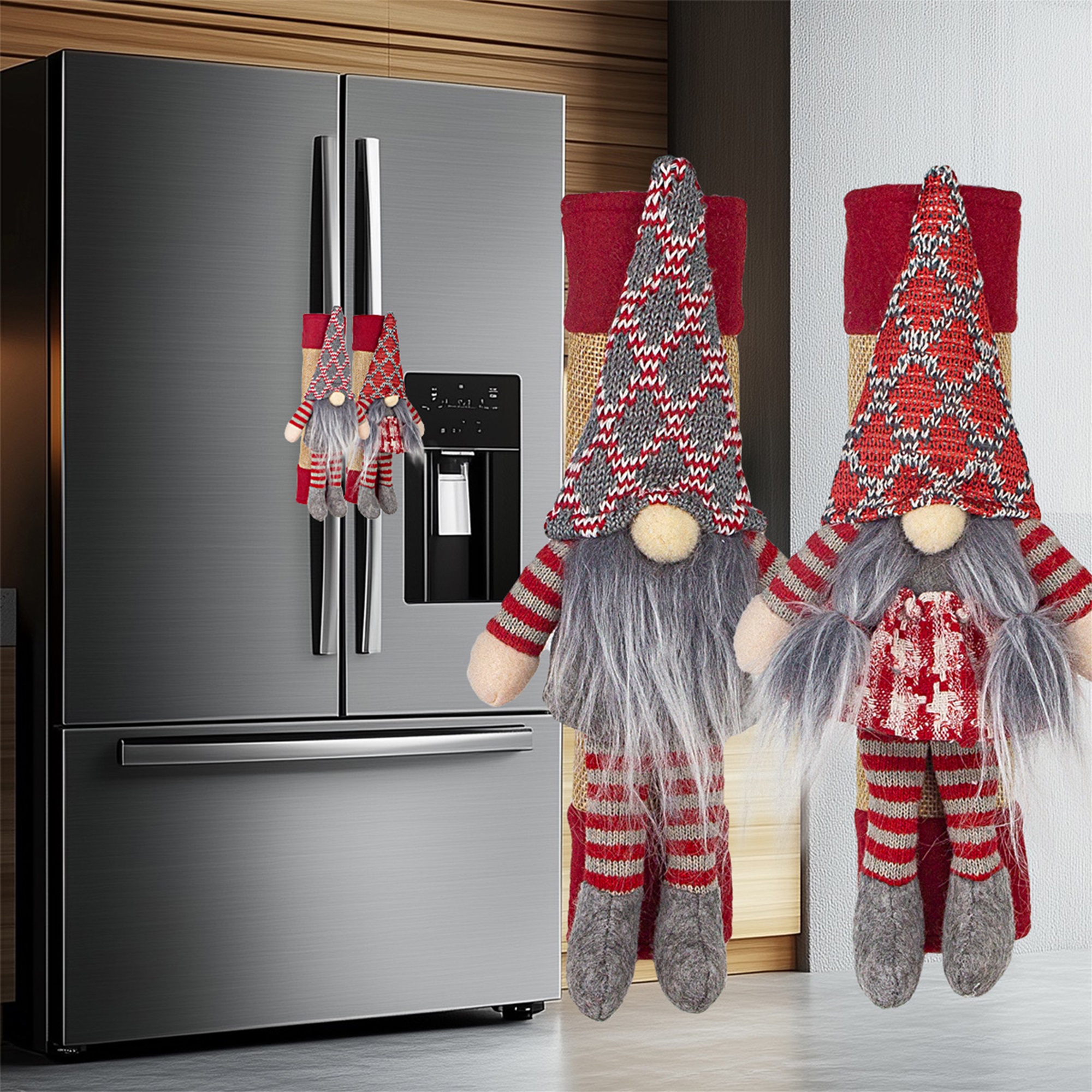 Christmas Refrigerator Door Ha - огляд і ціна Kitchen Appliances For.Xmas