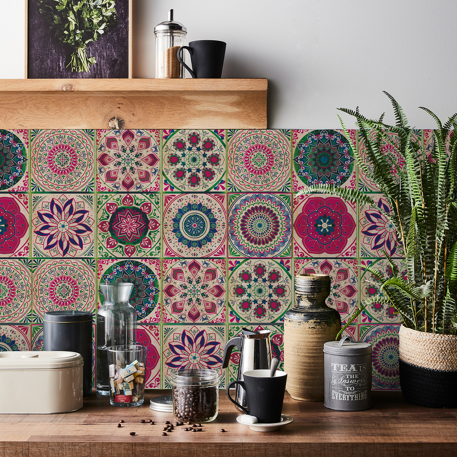 24 pieces of Mandala Retro Pat - огляд і ціна Kitchen Appliances Vintage
