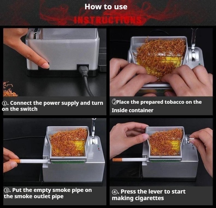 Electric Cigarette Rolling Mac - огляд і ціна Roti Maker Automatic