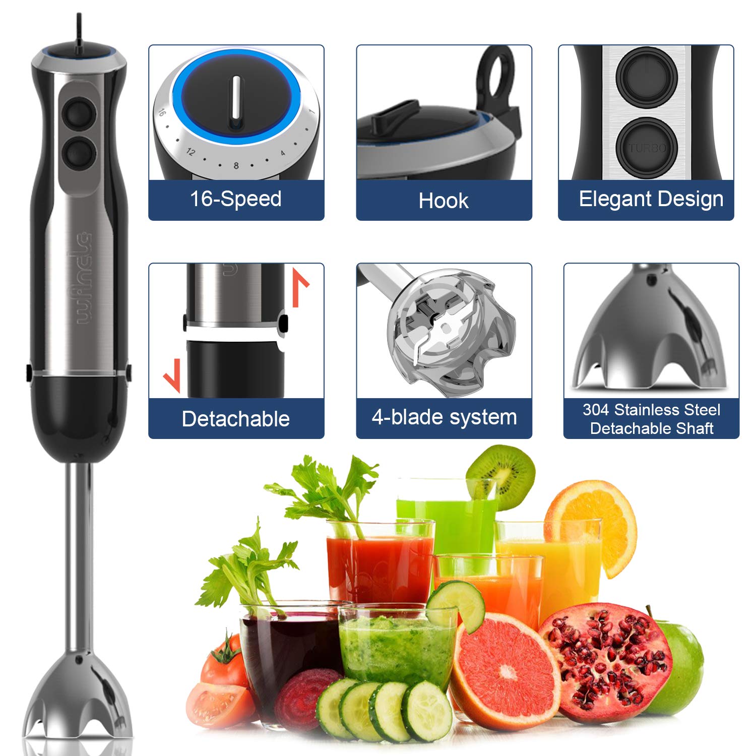 Wancle 1000W Immersion Hand Bl - огляд і ціна Donut Maker Mini