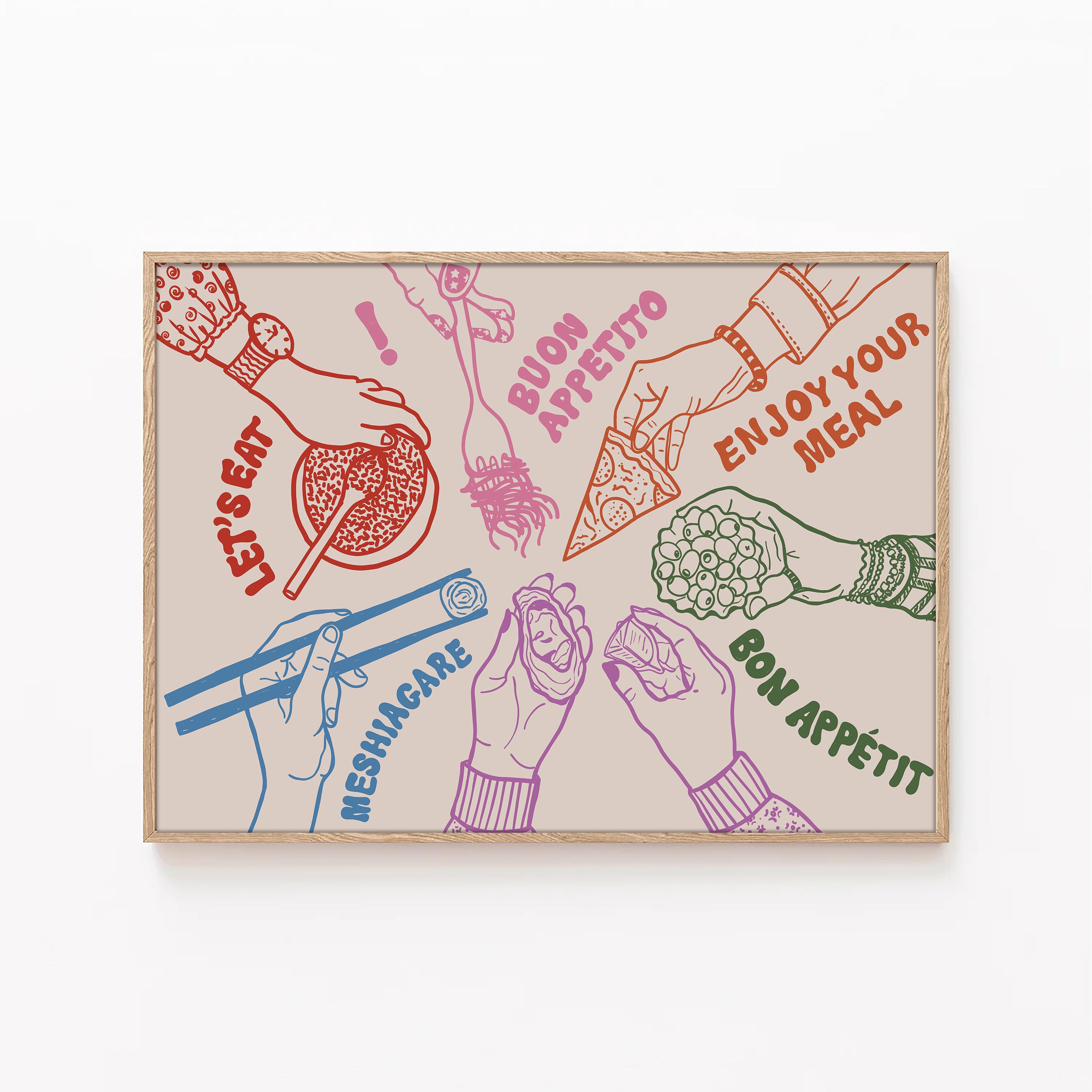 1pc frameless Bon Appetit Retr - огляд і ціна Kitchen Appliances Vintage