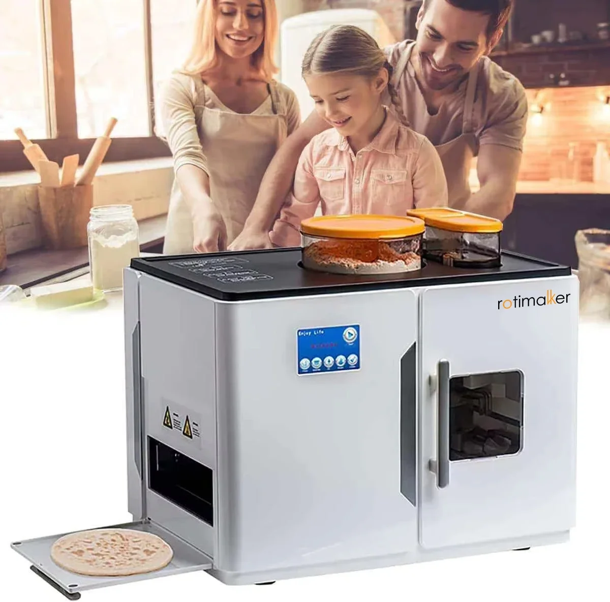 Automatic Electric Roti Robot  - огляд і ціна Roti Maker Automatic