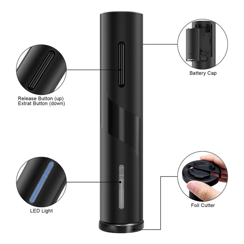 【LAST CHANCE】Portable Electric - огляд і ціна Wine Opener Electric