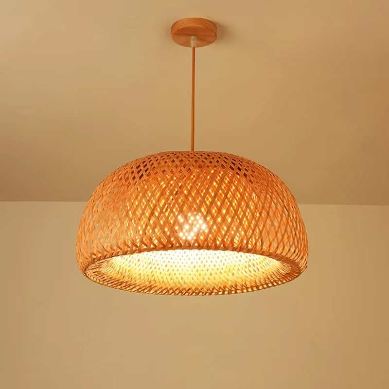 Hand Knitted Bamboo Pendant Li - огляд і ціна Kitchen Appliances Vintage