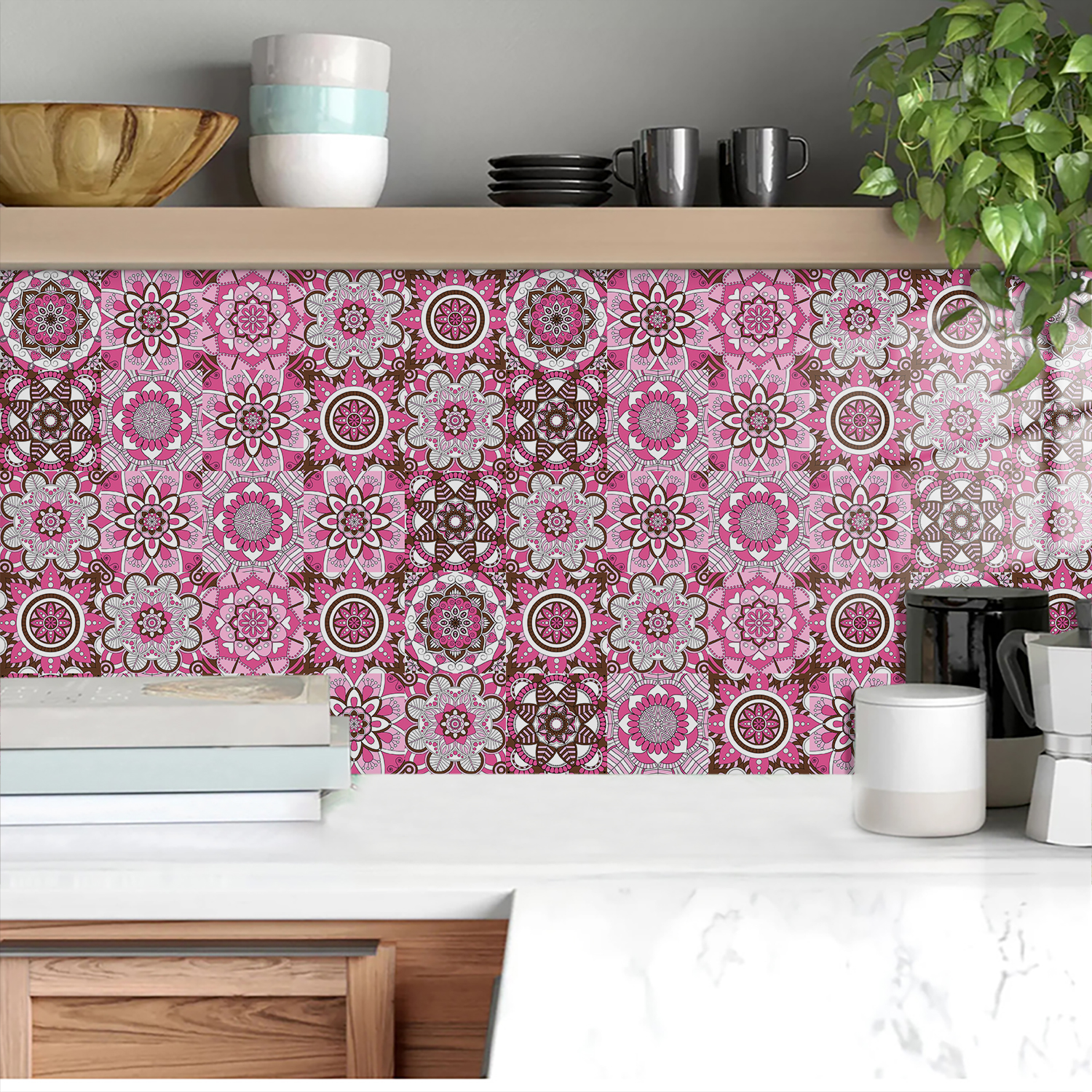 Pink Mandala Vintage Decor Til - огляд і ціна Kitchen Appliances Vintage