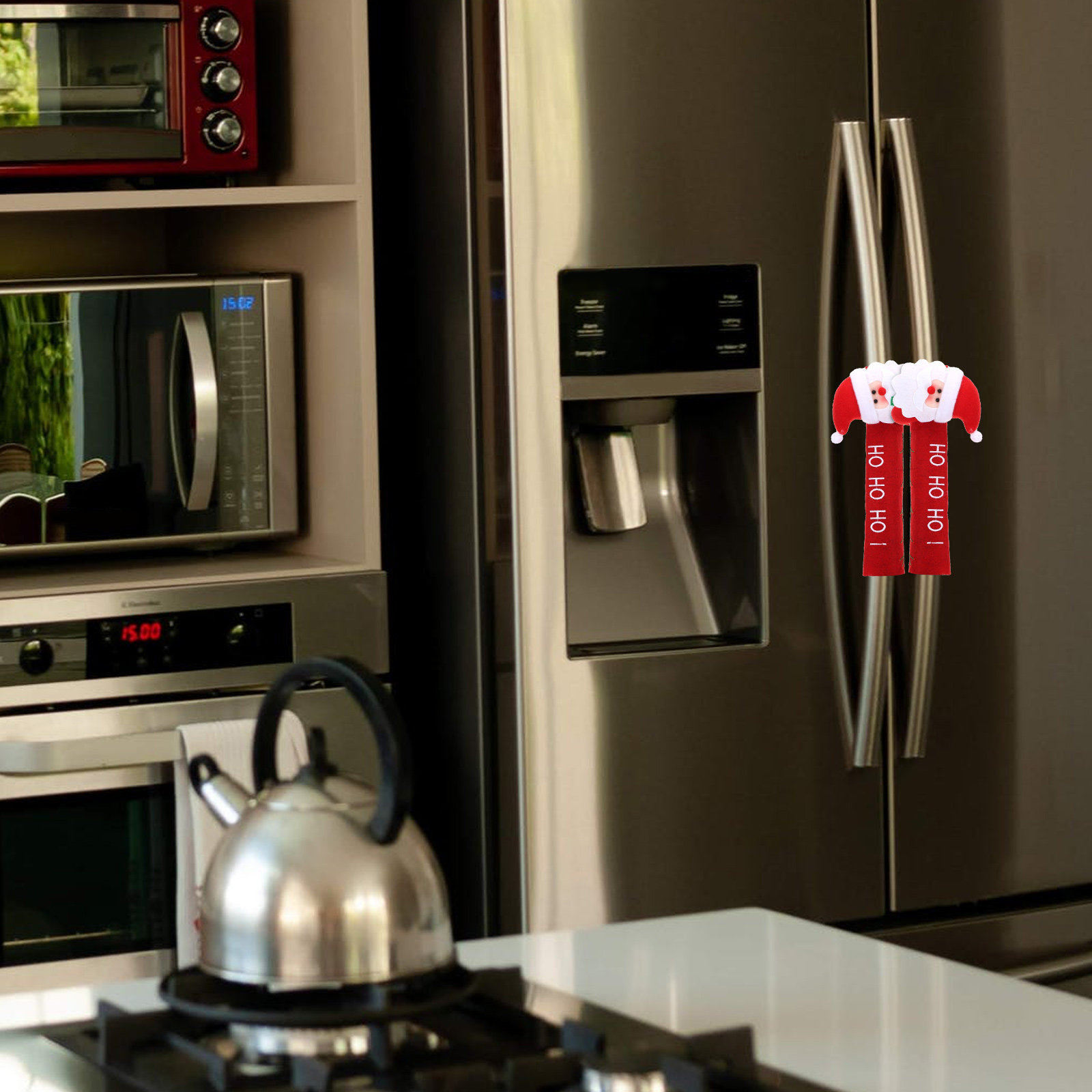 2Pcs Xmas Fridge Handle Covers - огляд і ціна Kitchen Appliances For.Xmas
