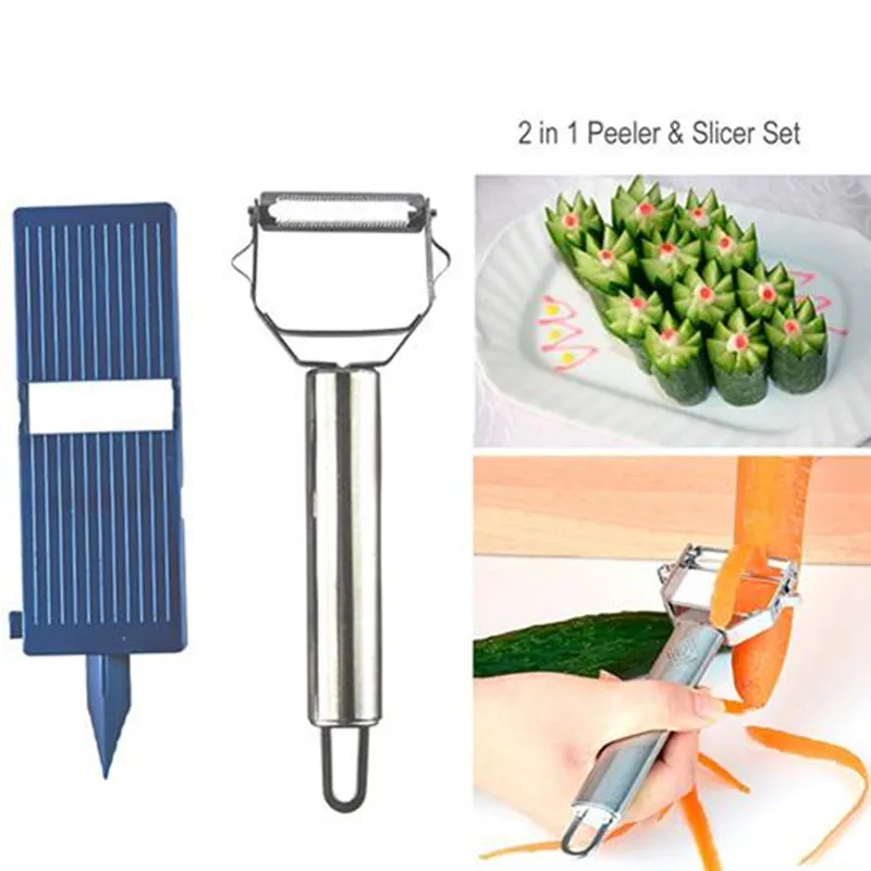 2 in 1 Peeler Slicer Set Kitch - огляд і ціна Kitchen Appliances Japan