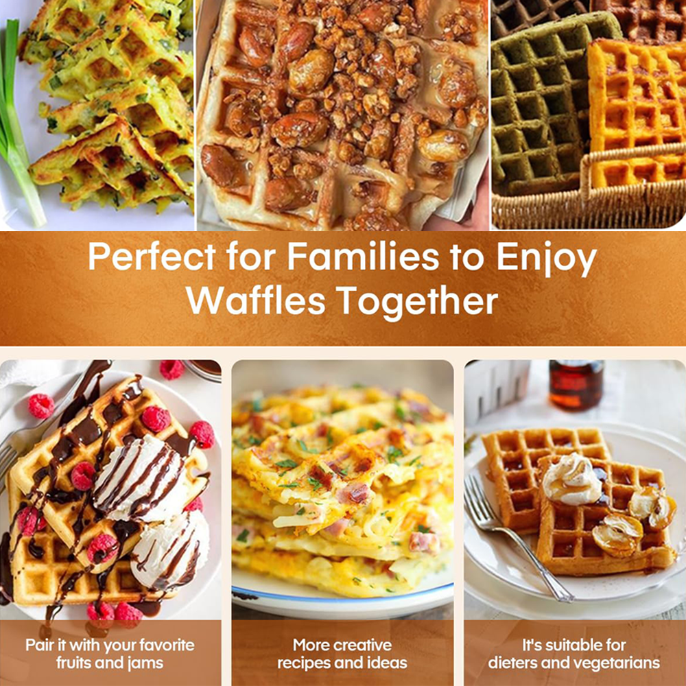 4 Square Belgian Waffle Maker  - огляд і ціна Kitchen Appliances For.Xmas