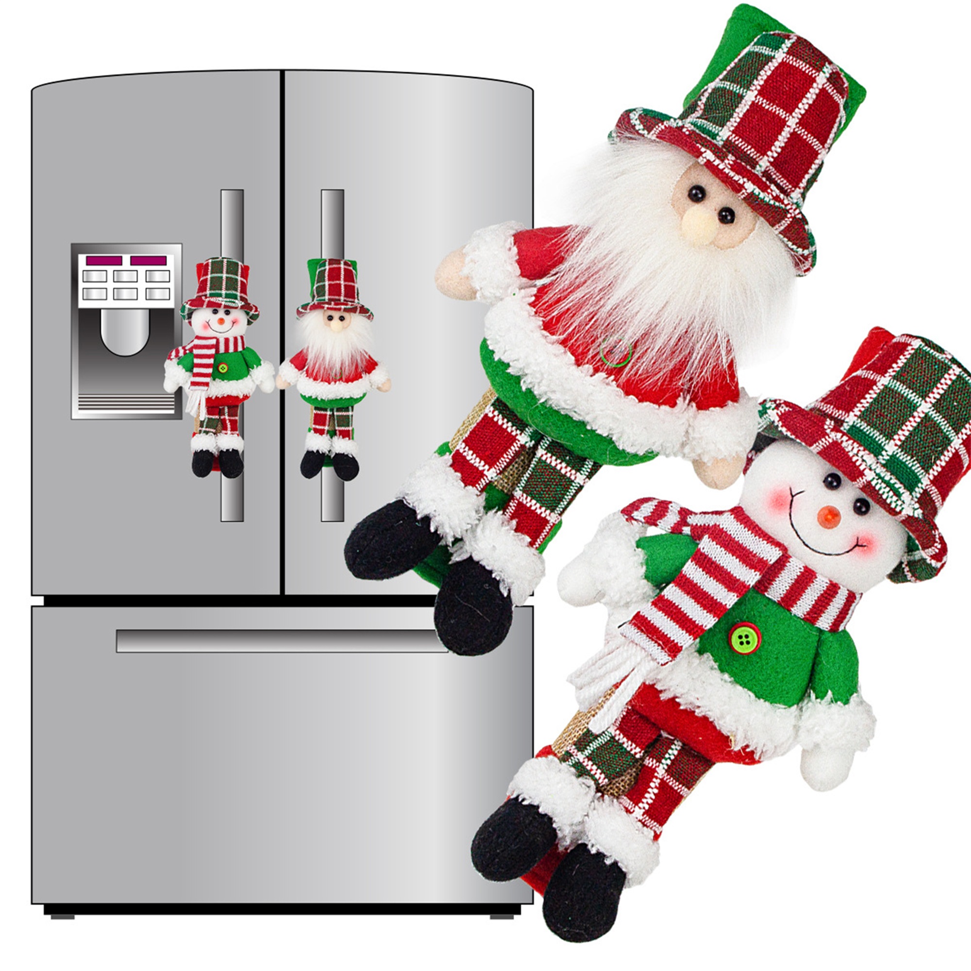 Christmas Snowman Refrigerator - огляд і ціна Kitchen Appliances For.Xmas